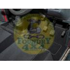 Defender Front Carpet Kit - Black - RHD